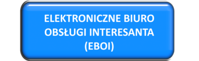 Logotyp/przycisk z napisem Elektroniczne Biuro Obsługi Interesanta (EBOI)