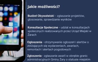 Aplikacja mobilna dla mieszkańców Żar